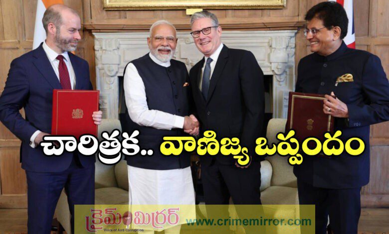 India and UK sign historic Free Trade Agreement