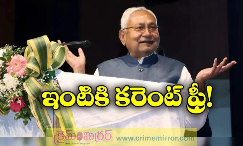Nitish Kumar announces free electricity up to 125 units in Bihar