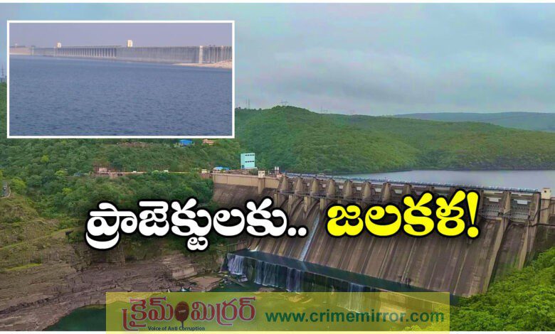 srisailam nagarjuna sagar projects today inflow updates