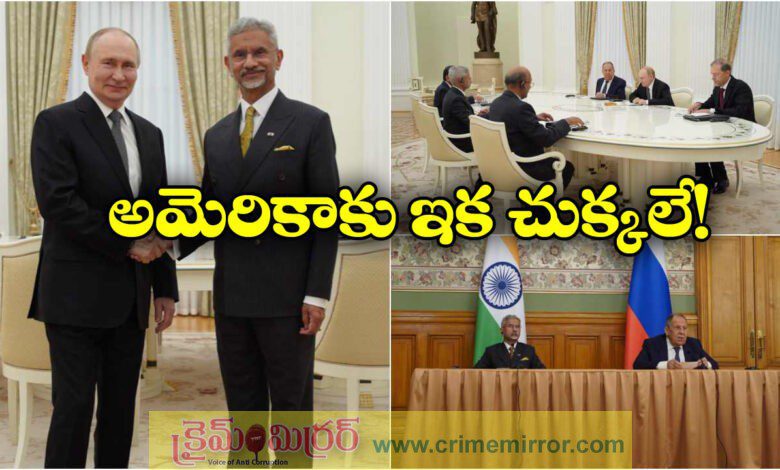 Foreign Minister S Jaishankar Meets Russian President Vladimir Putin In Moscow