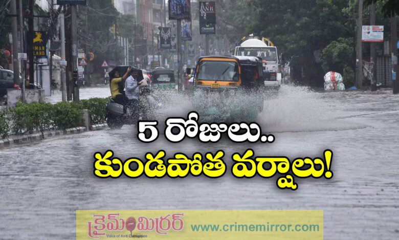 Telangana on high alert as heavy rains IMD warns of more in next 5 days