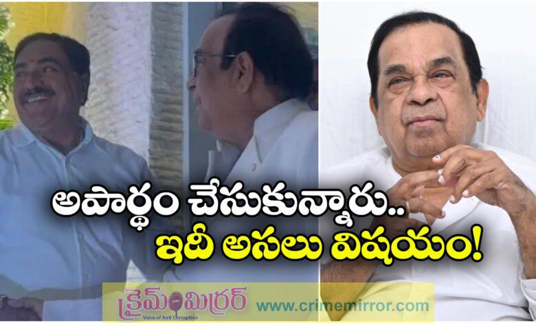 Brahmanandam released clarification video to explain between him and Errabelli Dayakar Rao