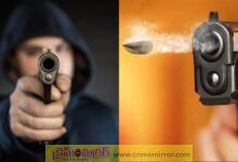 మణికొండలో కాల్పుల కలకలం..!