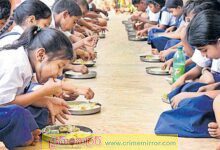 మధ్యాహ్న భోజన పథకంలో విద్యార్థులకు చేపలు