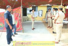 నామినేషన్ కేంద్రాలను పరిశీలించిన ఎస్పి శరత్ చంద్ర పవార్..!