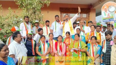 లక్ష్మీదేవిగూడెంలో ఎన్నికల ప్రచార వేగం పెంచిన ఉంగరం అభ్యర్థి భరత్