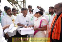 Kavitha examined the Perikki pond