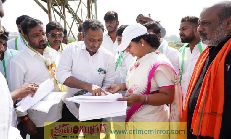 Kavitha examined the Perikki pond