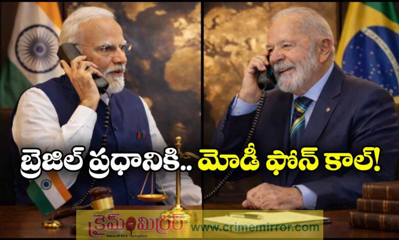 PM Modi Talks to Brazil President Lula, Reviews India-Brazil Strategic Partnership