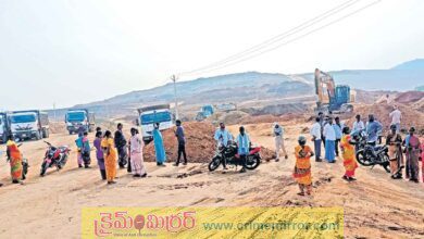 శివన్నగూడెం ప్రాజెక్ట్ పనులను అడ్డుకున్న గ్రామస్తులు..!